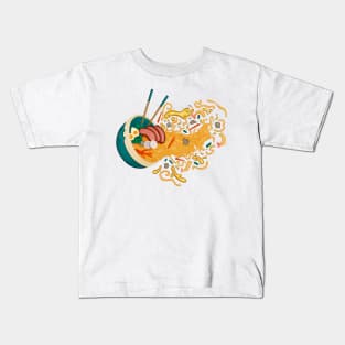 Ramen Noodles Kids T-Shirt